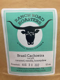 Ranch Road Roasters Coffee Brazil Cachoeria 12 oz whole bean