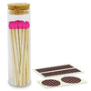 4" Matches in Chic Cork Top Jar - Colors of Your Choice