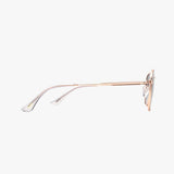 BILLIE ROSE GOLD Polarized Geometric Metal Sunglasses