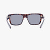 MACK ESPRESSO TORTOISE Polarized Square Designer Sunglasses