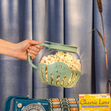 Glass Microwave Popcorn Popper Set