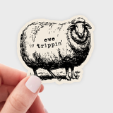 Ewe Trippin' Sticker - sheep, lamb, funny, cute, farm animal