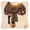 Western Saddle 14x14 Pillow