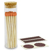 4" Matches in Chic Cork Top Jar - Colors of Your Choice