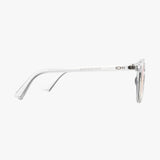 HERON CLEAR BLUSH Polarized Round Fashion Sunglasses