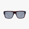 MACK ESPRESSO TORTOISE Polarized Square Designer Sunglasses
