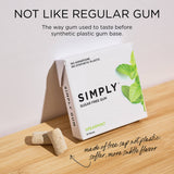Sugar Free Spearmint Gum - Natural + Plastic-Free | 12 Pack
