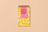 Farfalle Bowtie Pasta Letterpress Pocket-size Spiral Notebook - Made in USA - Foodie, Pasta, Cooking, Cozy, Comfort Food - Back to School, Christmas Gift, Stocking Stuffer