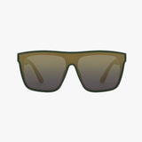 BIRCH BRONZE Polarized Oversized Shield Fashion Sunglasses