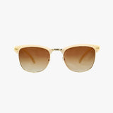 WESTON IVORY Polarized Semi-Rimless Fashion Sunglasses