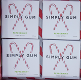 Holiday Peppermint Gum - Natural + Plastic Free