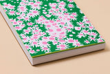 Aster Wildflower Letterpress Pocket-size Spiral Notebook - Made in USA - Outdoor, Hiking, Garden, Summer, Back to School, Christmas Gift, Stocking Stuffer