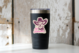 Aye Chihuahua Sticker - small dog, cowboy, western, tiny