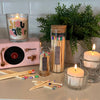 4" Matches in Chic Cork Top Jar - Colors of Your Choice