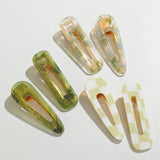 Gemma Spring | Printed Barrette Hair Clip (Set of 2)