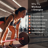 Workout + Energize - Functional Superfood Pre-Workout Blend