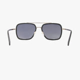 LEX MIDNIGHT Polarized Navigator Metal Sunglasses