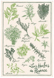 Torchons & Bouchons Tea Towel Herbs de Provence