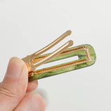 Gemma Spring | Printed Barrette Hair Clip (Set of 2)