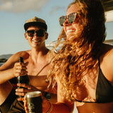 HERON BLUSH Polarized Round Fashion Sunglasses