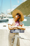 COCO AMBER Polarized Oval Metal Fashion Sunglasses