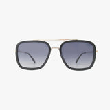 LEX MIDNIGHT Polarized Navigator Metal Sunglasses