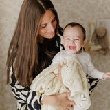 100% Luxury Cotton Receiving Swaddle Baby Blanket - Heart