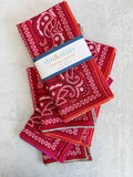 Bandana Cloth Napkins, set of four