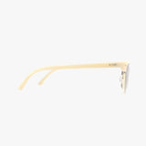 WESTON IVORY Polarized Semi-Rimless Fashion Sunglasses