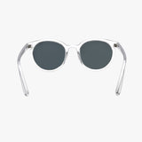 HERON CLEAR BLUSH Polarized Round Fashion Sunglasses