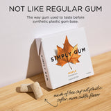 Maple Chewing Gum - Natural + Plastic-Free