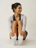 🎀 🎀 Ribbon Duo Petal Grip Sock, Pilates Socks