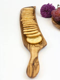 Olive Wood Cracker Tray