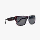 MACK ESPRESSO TORTOISE Polarized Square Designer Sunglasses