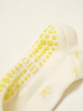 🎀 Mini Bow Petal Grip Sock [Butter]