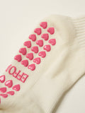 🎀 Bow Ruffle Grip Sock [Hot Pink]