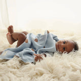 100% Luxury Cotton Swaddle Receiving Baby Blanket - Mushroom