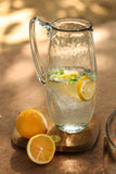 Pebbled Glass Pitcher
