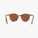 HERON LATTE TORTOISE Polarized Round Fashion Sunglasses