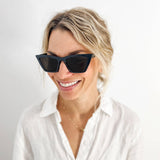 BAY MIDNIGHT Polarized Women's Cat Eye Fashion Sunglasses