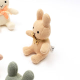 Plush Toy |100% Handcrafted Cotton Knitted Soft Bunny Peach