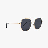 PALM GOLD Polarized Premium Metal Geometric Sunglasses