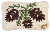 Winterberry Cones Pillow