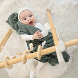 100% Luxury Cotton Receiving Swaddle Baby Blanket - Heart