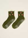 🍄 Mushroom Ruffle Grip Sock