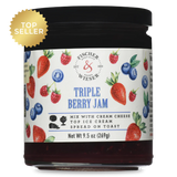 Fischer & Wieser Triple Berry Jam (Raspberries, Strawberries, Blueberries) 9.5 oz