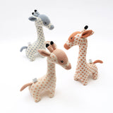 100% Handmade Cotton knitted Soft Spotty Plush Toy