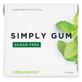 Sugar Free Spearmint Gum - Natural + Plastic-Free | 12 Pack