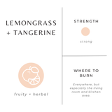 Travel Tin Candles | Lemongrass + Tangerine (6 Oz)