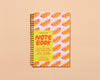 Hot Dogs Letterpress Spiral Notebook - Made in USA - Foodie, Grilling, Cook Out, Summer - Back to School, Christmas Gift